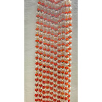 CROWNNIMREET 5 Feet Artificial Foam Flower Toran Long, Garland for Decoration Festival Navratri, Diwali, Marriages, Temple and Home/Office Inauguration (Orange, Pack of 10)