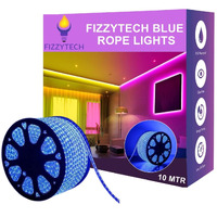fizzytech Super Bright 10 Meter Waterproof LED Ceiling Light for False Ceiling,Cove Light, Led Strip Light for Home Decoration,Diwali,Christmas and Lights of Home Decoration (Blue)