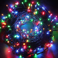 fizzytech Diwali Decorative LED String Lights Serial Bulbs, Lights of Home Decoration - Multicolour 40 Meter