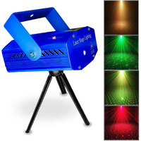 Pick Ur Needs Mini Stage Lighting Projector Sound Activated Flash Strobe for Party and Diwali Decoration (Multicolor) (Laser 12D Light)
