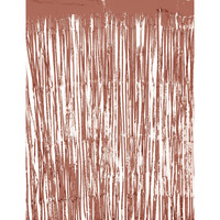 AMFIN ( Pack of 4 2.5 x 6 Feet Rose Gold Metallic Fringe Curtain for Wedding, 1st Birthday, Engagement Baby Shower, Anniversary, Office Party, Diwali Decorations