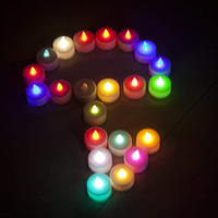 Ein Sof LED Tealight Candles  48 Pcs of Decorative, Flameless, Smokeless & Reusable Candles, Multi-Color LED Lights for Home Decoration, Diwali, Christmas, Birthday & More
