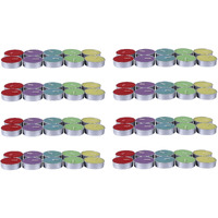 Luces Smokeless Scented Tealight t-lite Floating Candle Decorate Diwali Party (Multi Tealight Pack of 80)