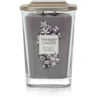 Yankee Candle Elevation Collection with Platform Lid Large 2-Wick Square Scented Candle, Evening Star