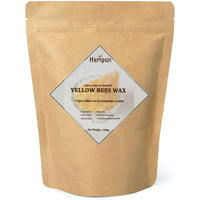 Heriyan Soy Wax for Candle Making SOYA Wax 100% Pure and Natural Candle Wax (500, Beeswax Pellets)