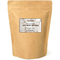 Heriyan Soy Wax for Candle Making SOYA Wax 100% Pure and Natural Candle Wax (250.00, Soy Wax Chunks)