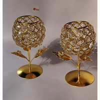 obbi tm Metal Candle Holder, Pack of 2