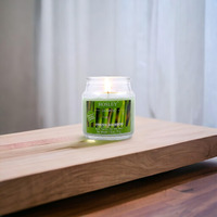 HOSLEY Fresh Bamboo Fragrance Jar Candle Pack of 1 (2.65 Oz Wax)|Fragrance Candles for Home|Scented Candles|Jar Candles|Burn Time 15 Hours|Fragrance Candle|Gift Set|Home Decoration (Soy Blend Wax)
