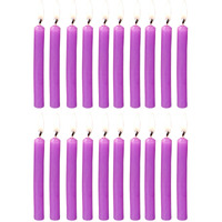 PROSPERRO LUMO by Parkash Candles Chime Candles Set of 20 | Ritual Spell Candle | Unscented (Purple), Wax