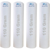 ACUALINE Dotted High Density Spun Filter for Water Purifier, 10 Inch 5 Micron Water Filter Cartridge, 110 gm Filter Candle, Pre Filter Cartridge for RO Water Purifier (Pack of 4)