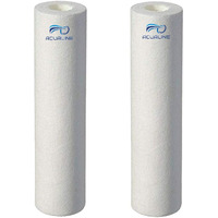 Acualine Water Filter Candle, Water Purifier Candle 10 Inch 5 Micron 90 gm, Spun Filter for Water Purifier, High Density Pre Filter Cartridge for All Type of RO Water Purifier (Pack of 2)