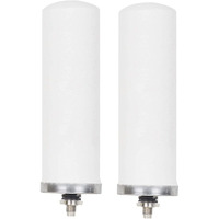 Konvio Neer Stainless Steel gravity water purifiers Ceramic Candle Cartridge for Purifying Drinking Water Size-7 Inch (Pack of 2)