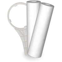 Akua Beat 2 Pcs Sediment Filter 10.2 Inch Candle/RO Filter/Pre Filter/Spun Filter Compatible with Pureit Water Purifier Comes with Opening Spanner