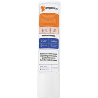 AMPEREUS PP Spun Filter Cartridge 10 inch Compatible for All Type commercial Ro Housing Sediment Filters | Purifier Cartridge, Replacement High-Density Pre-Filter Candle (1 Pcs)