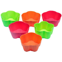 Rinkle Trendz Silicone Blossom Candle Mould - Set of 6 Pieces - Random Color