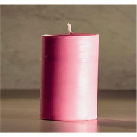 AuraDecor Highly Fragrance Pillar Candle | Scented Votive Candle | Home Decor Candle | Decoration Candle | Spa Candle 2.75x3Inch & 2.75x5Inch Set of 2 (Rose, 2.75x5 Inch)