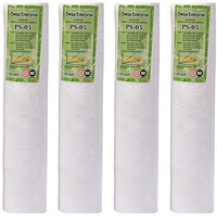 Granthi Enterprise Spun Filter Candle | PP Spun Cartridge | Pre Filter | Outer Filter Candle | 5 Micron Pre Filter 10 PP Spun Filter for All Type RO Water Purifier (Polypropylene (Pack of 4))