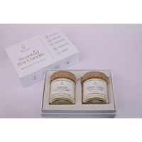 Klar Luxury Scented Soy Candle Hamper | Basics Duo (Sandalwood and Tres Vanilla) - Pack of 2