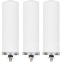 Konvio Neer Stainless Steel Gravity Water Purifiers Ceramic Candle Cartridge for Purifying Drinking Water in Steel Water Filter Size-7 Inch (Pack of 3)
