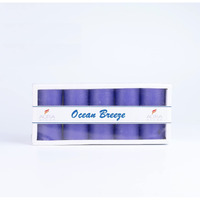 AuraDecor Set of 5 Fragrance Pillar Candle || Long Burning || Aroma Candle || Gift Set || Candle Pillar Set (Ocean Breeze)