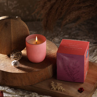 Parkash Candles Premium Scented Glass Candle (Lavender)
