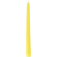 Kuber Selection Candles: Pack of 10 Pcs 8 Inch 19mm Yellow Taper Candle, Yellow Spell Candles, Yellow Stick Candles, Yellow Household Candle (8 Inch) (Pack of 10 Pcs) (19mm)