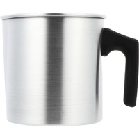 ARTIBETTER 1.2L Candle Pouring Pot Wax Melting Pot, Diy Candle Making Tool (Silver, 16.5X13.5X13)(Alloy, Plastic)