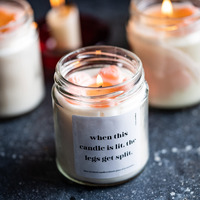 Legs Get Split - Highly Scented Aroma Candles Gift Set | Scented Candles For Bedroom Decor | Romantic Gifts For Him Her | Special Gift For Wife Husband Boyfriend Girlfriend | Birthday Anniversary Gift Items | Scented Candle Gifts For Girlfriend | Gift For Wife | Gift Ideas | Candle Gift For Loved Ones | Birthday Gifts For Wifey | Honeymoon Scented Candle | Wedding Gifts - White, Pack of 1