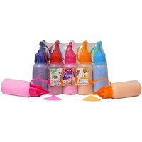 COTTONTEE Home Decor in Plastic Bottle,Rangoli Colour/Birthday/All Festival Multicolor,Paper/Flying Night Sky Light Candle for Diwali/Christmas/Sky Lanterns (Rangoli Color 5)