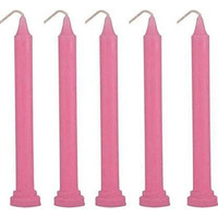 Phobis Spell Candles Pink Taper Candle Household Candle (Pack of 12) (5.5 INCH)