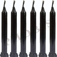 Phobis Spell Candles: Black Taper Candle, Household Candle (Pack of 12) (4.5 INCH)