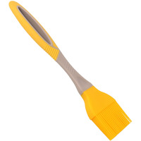 CLASSY TOUCH Silicone Oil basting and Spice marinating Brush for Roti, Tandoor, Barbeque, Pastry, Sweets (Yellow - 23.5 cm)(Set of 1)