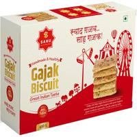 SAHU GAJAK BHANDAR Khasta Gazak 400 Gm Gajjak | Sesame Chikki | Tilkut Sweets | Gachak | Gazzak | No Preservative And Liquid Glucose