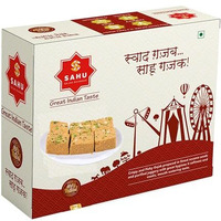 SAHU GAJAK BHANDAR Til Barfi Gajjak Sweets 500g Winter Special Gazak | Sesame Mithai | Tilli Ki Burfi | Gachak | Gazzak | Festival Mitha | No Added Preservatives and Colours