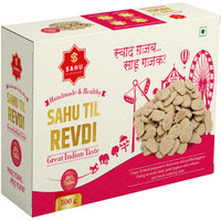 SAHU GAJAK BHANDAR Rewari 500g | Gud Revdi | Rewdi Sweet | Gur Revari | Gazak Candy | Revri Gajjak | Rewadi Gachak | Sweets Indian Mithai