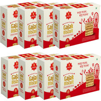 SAHU GAJAK BHANDAR Crispy & Flaky Gajjak 3600 Gm (Pack of 9 Each 400) | Chikki | Gazak | Gachak | Gazak | Gazzak | Tilkut |Sesame Bar |Jaggery Sweets & Snacks | Healthy Snack Gift Boxes
