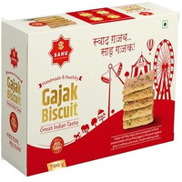 SAHU GAJAK BHANDAR Rajasthani Homemade Khasta Gajjak 700 Gm | Til Gud Gazzak Snacks | Ghajak | Ghazak Sweets | Jaggery Gazak | Sesame Chikki | No Added Preservatives and Colours