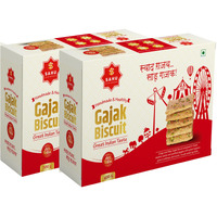 SAHU GAJAK BHANDAR Premium Khasta Gud (Jaggery) Gazak Patti 900 Gm (2 Box 500g And 400g) Winter Special | Sesame Bar | Til Wali Gajjak | Ghachak | Tilkut | Kutema Gazzak | Chikki Sweets
