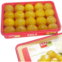 Add me Super Special Dry Premium amla Murabba 1kg Celebration Pack Extra Large (80-100gram a Piece) riped Awla Fruit Sweets 1 kg marinated in Kesar and Elaichi