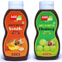 Add me Khatti Meethi sonth 240G, Amla Sweet Chutney 240 gm (Pack of 2) 480gm awle ki Sweets chatni  l