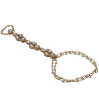 Lucky Jewellery Charm Bracelet for Women (White) (132-L1HM-05-W)