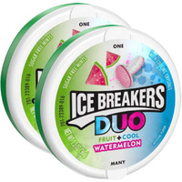Ice Breakers Duo Fruit + Cool Watermelon, 2 X 36 Gram