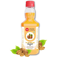 IndicWisdom Wood Pressed Walnut Oil 200 ml (Cold Pressed Walnut Oil - Extracted on Wooden Churner)