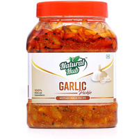 Natural Hub Homemade Garlic Pickle, Lahasun Ka Achaar, Marwadi Tadka (1kg)