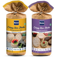 HAIM Organic Brown Rice Cakes Combo (Buckwheat-Amaranth & Quiono Chia)