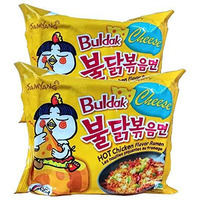 Samyang Hot Chicken Ramen Buldak Cheese Noodles, 140 grams (Pack of 2)