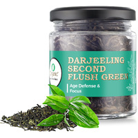 iOrganic Herbal Organic Tea For Weight Loss & Multiple Health Benefits (Darjeeling Second Flush for Age Defense & Focus