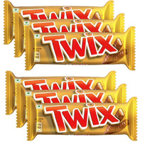 Twix Caramel Cookie Chocolate Bar | Loaded with Soft Nougat, Chewy Caramel, & Crunchy Cookie | Premium Chocolate Pack for Sharing with Family & Friends | 50g | Pack of 6