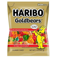 HARIBO Goldbears Share Size, 4.94 Oz 140 G - Blue-Raspberry