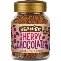 Beanies|Instant Flavoured Coffee |Cherry Chocolate|Low Calorie, Sugar Free|50 g|Pack of 1